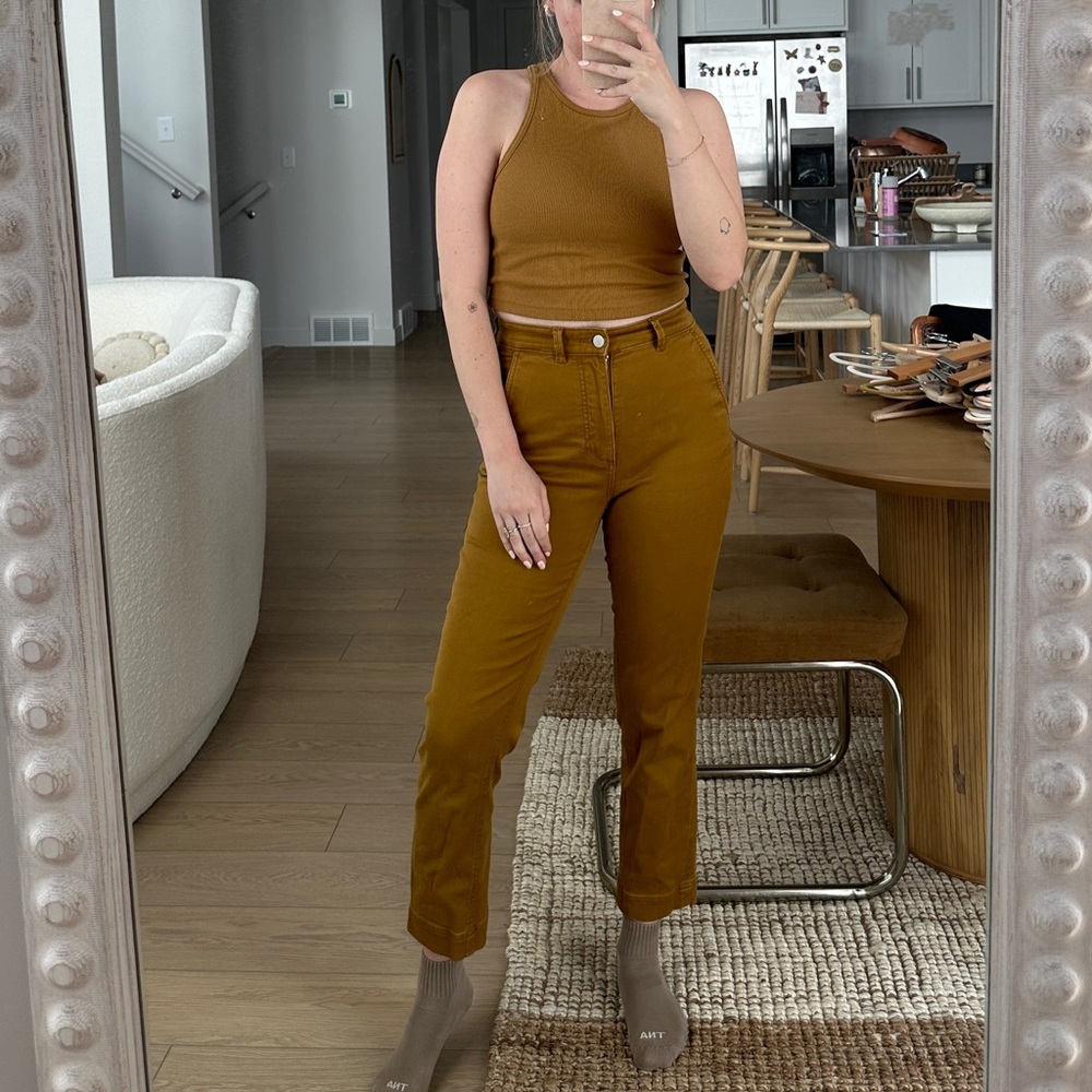 Everlane Mustard Pants